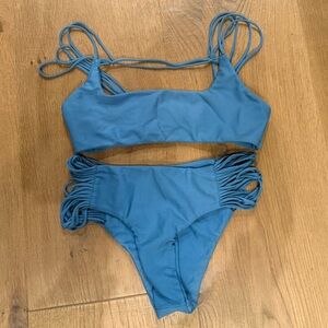 Mikoh SET Slate Blue Bikini Set